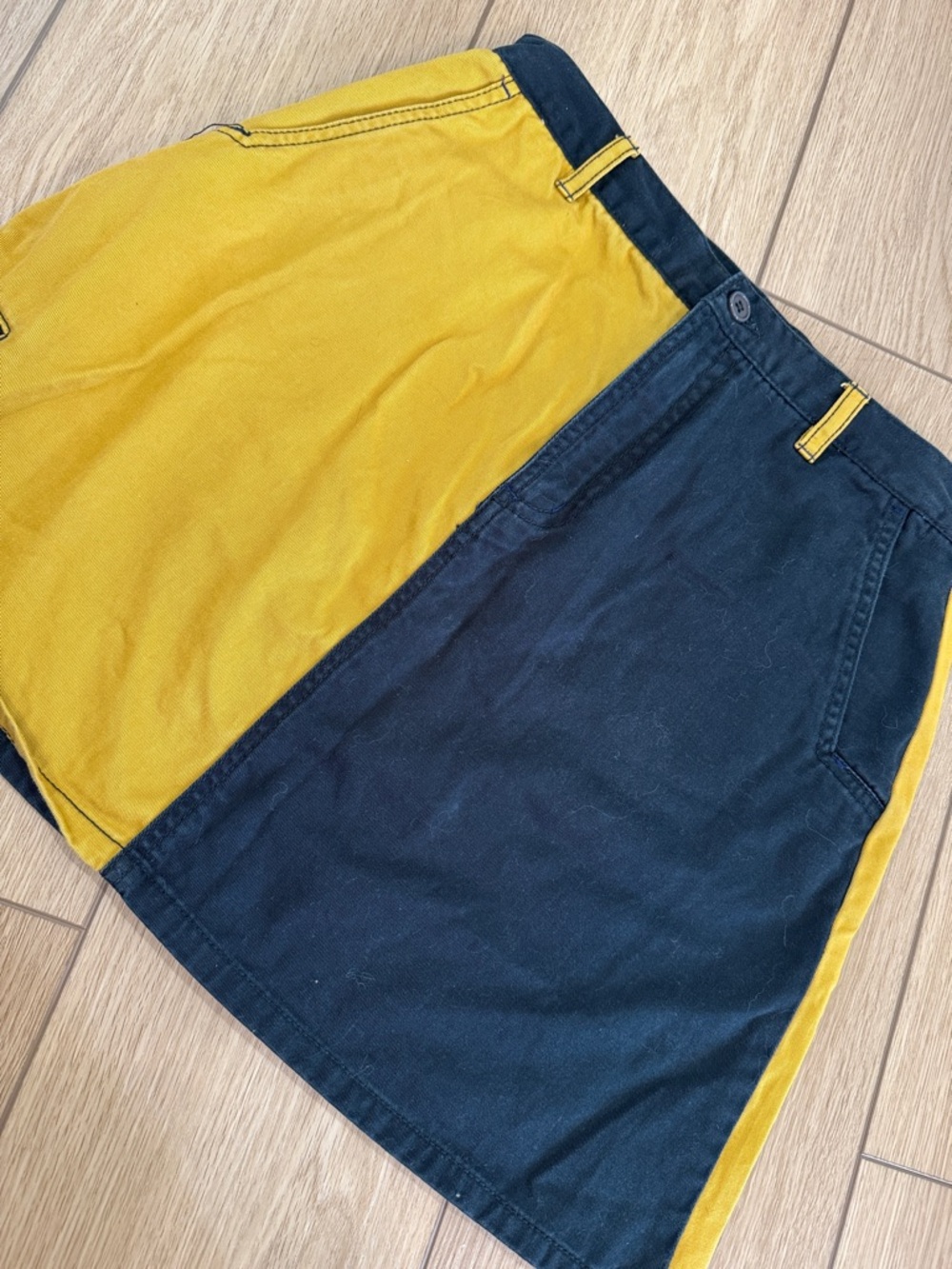 Sierra Design Multi Color Skirt Sz S Black Yellow Skate Grunge Punk Goth